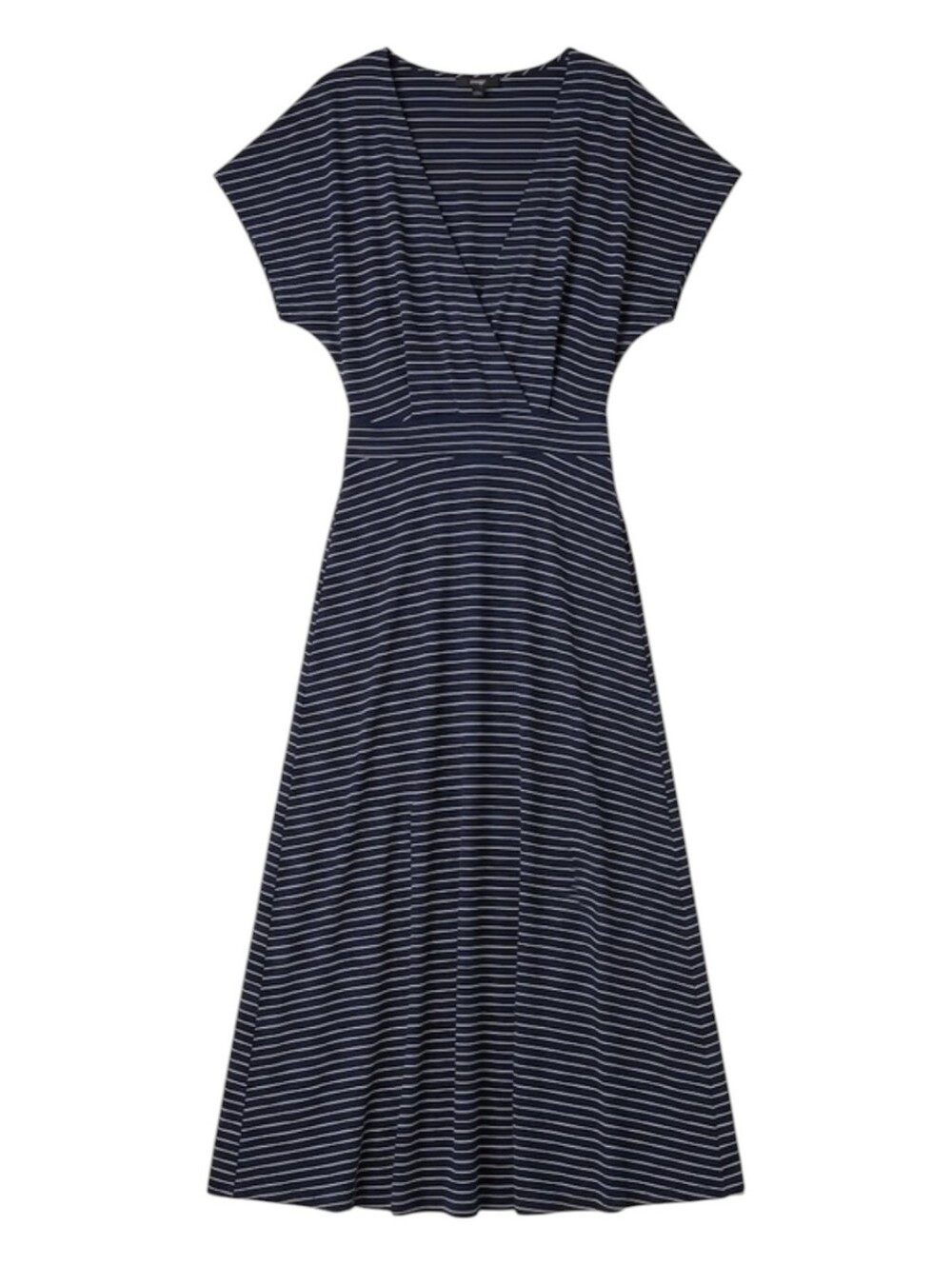 Esprit Striped Maxi Dress Nautical New England Summer Fisherman